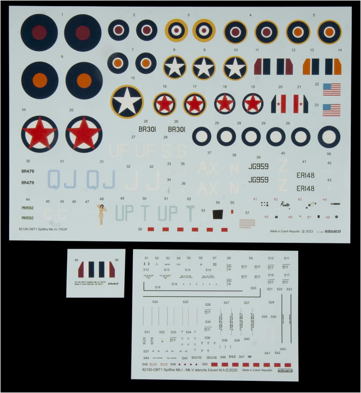 Eduard Plastic Kits 82126 - 1:48 Spitfire Mk.Vc TROP Profipack - Neu