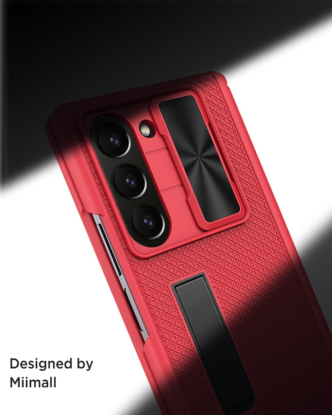 Miimall Kompatibel mit Samsung Galaxy Z Fold 6 Hülle mit Anti-SPY Displayschutz, [Kameraschutz+Schar