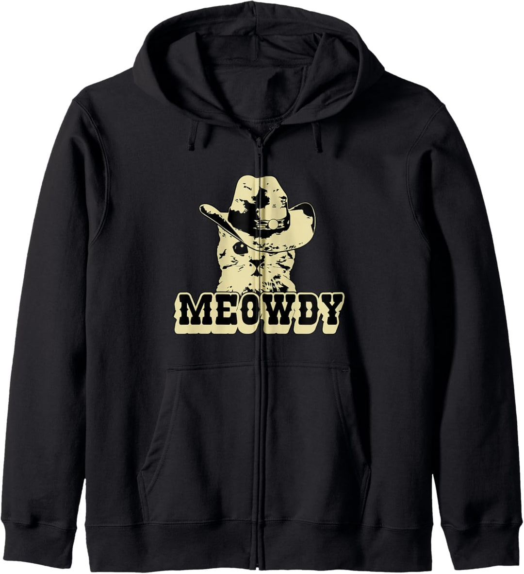 Meowdy - Funny Mashup Between Meow and Howdy - Cat Meme Kapuzenjacke