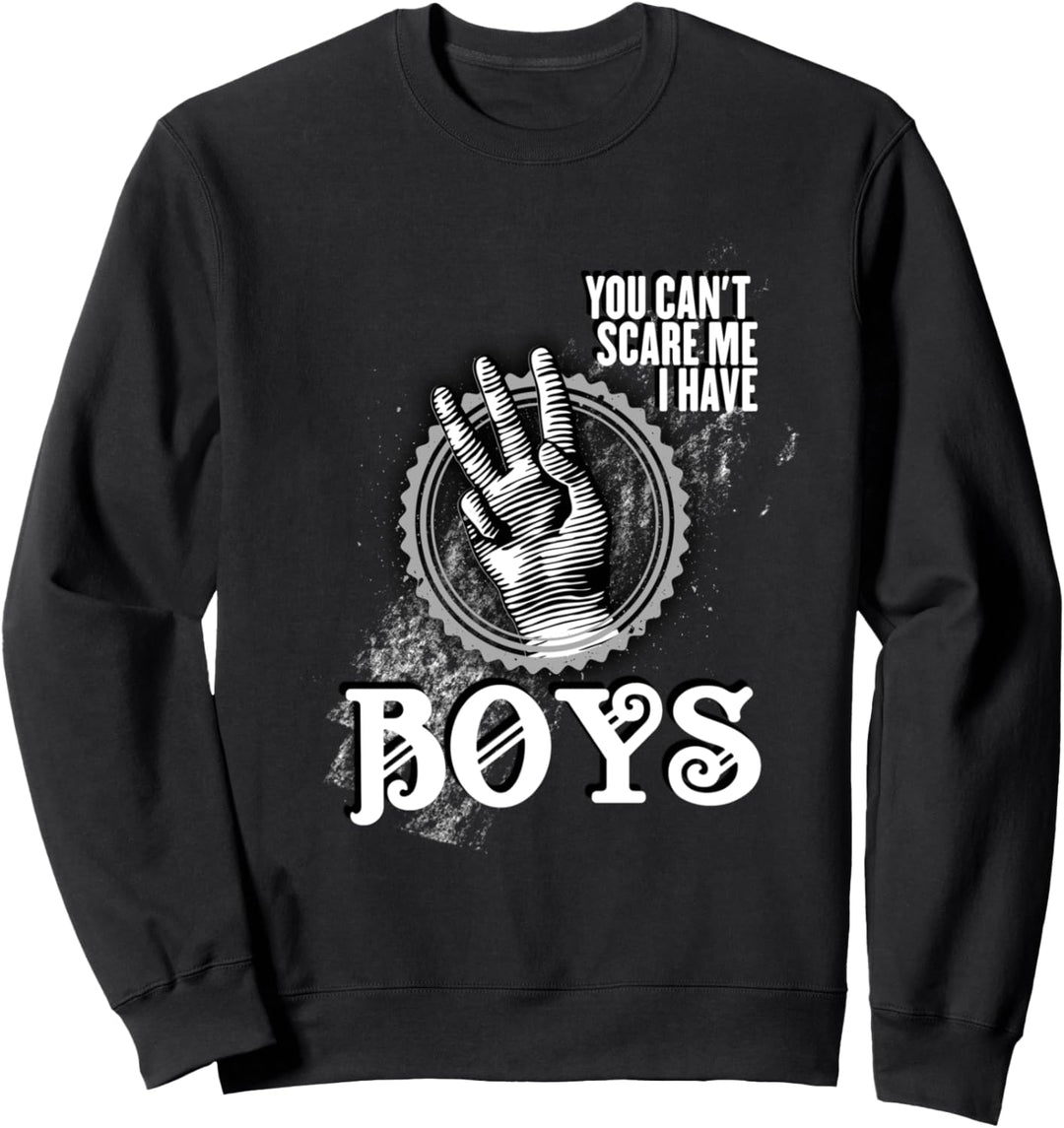 Ich habe drei Jungen! Lustiges Eltern Geschenk Sweatshirt