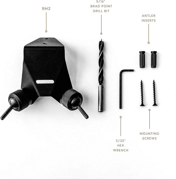 RACK HUB RH2 Match Set Geweih Montageset Fest, Fest