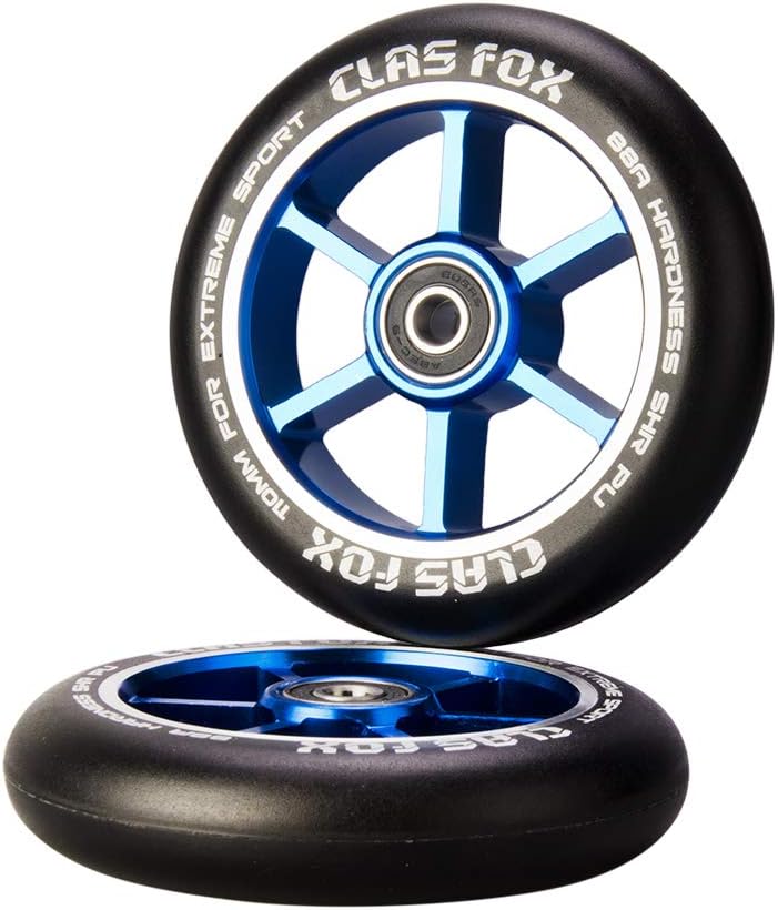 Pro Stunt Scooter Rollen Roller Räder 110mm EIN Paar mit ABEC-9 Kugellager CNC Metallker (2 stücke)