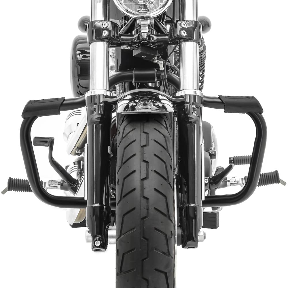 Sturzbügel für Harley Davidson Sportster 883 Custom (XL 883 C) 04-10 Craftride Mustache schwarz