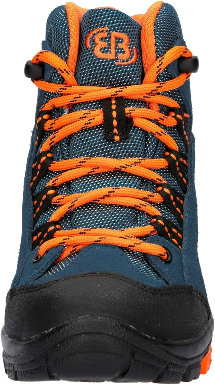 Brütting Unisex Kinder Mount Bona High Kids Trekking- &amp; Wanderstiefel 40 EU Petrol Orange, 40 EU Pet