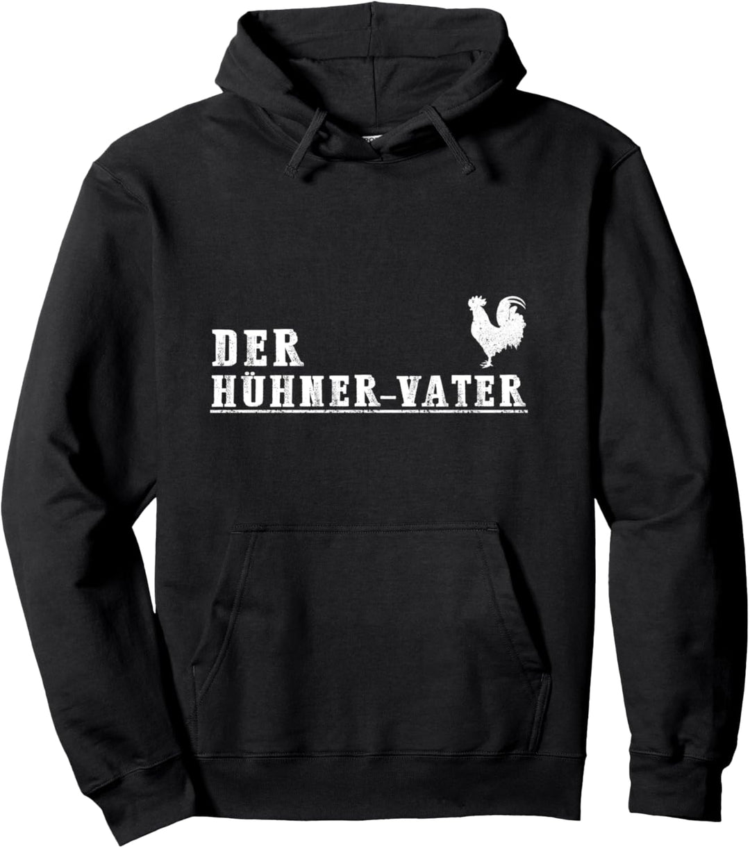 Huhn Vater Gockel Lustig Landwirt Tier Papa Papi Pullover Hoodie