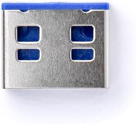 SmartKeeper ESSENTIAL / 6 x USB A-Port Blockers mit 1 x Lock Key Basic / Dunkelblau, Dunkelblau