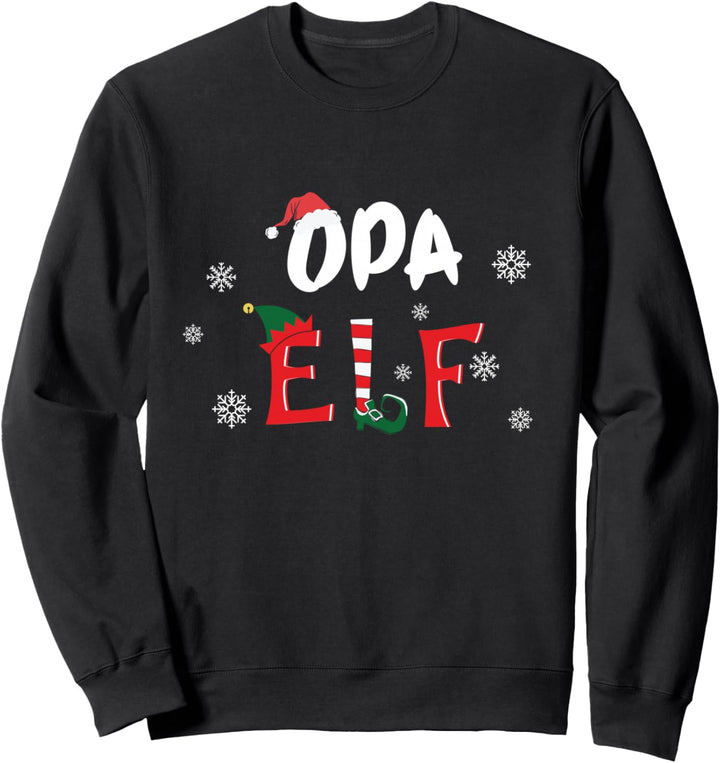 Weihnachtsoutfit Weihnachtspullover Familie Set Opa Sweatshirt