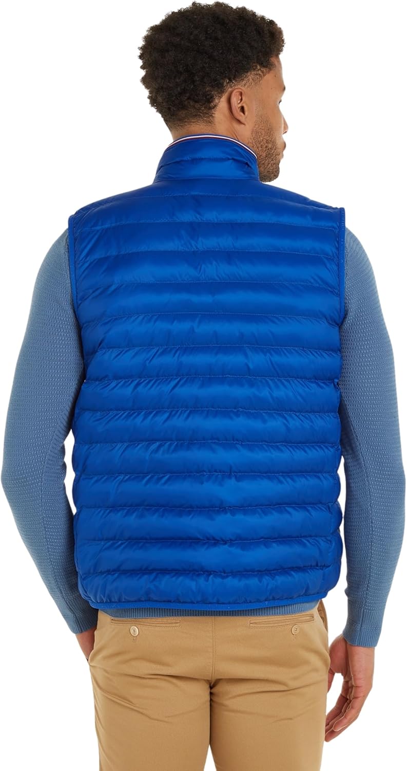 Tommy Hilfiger Herren Weste Steppweste, Blau (Ultra Blue)