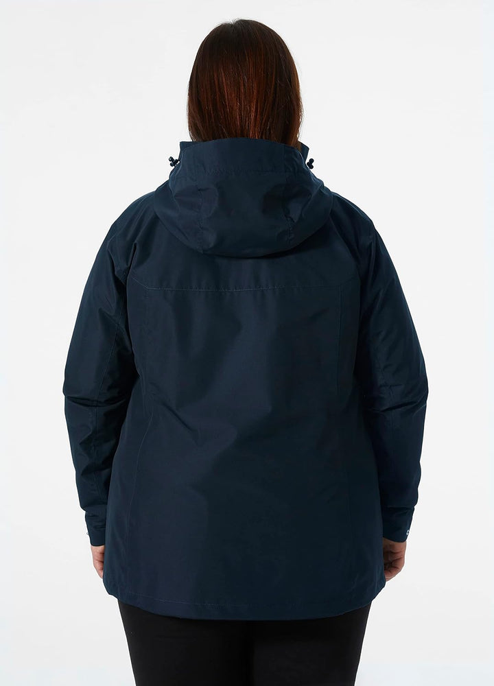 Helly Hansen Damen W Aden Plus Jacket Rain Jacket XXL Grosse Grössen Navy, XXL Grosse Grössen Navy