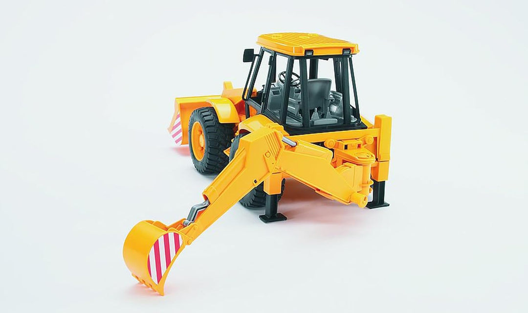 bruder 02428 - JCB 4CX Baggerlader - 1:16 Frontschaufel Heckbagger Baustelle Baufahrzeug Baumaschine