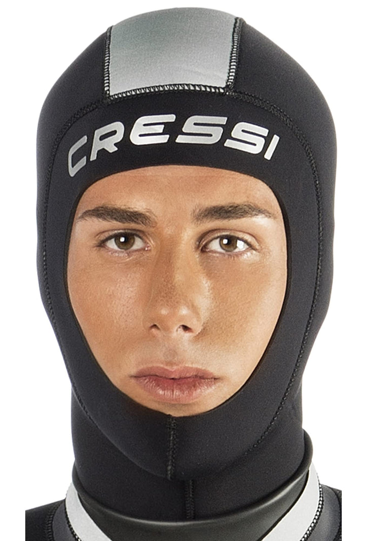 Cressi Standard 3mm Wetsuit Hood - Black M/3-4 Schwarz, M/3-4 Schwarz
