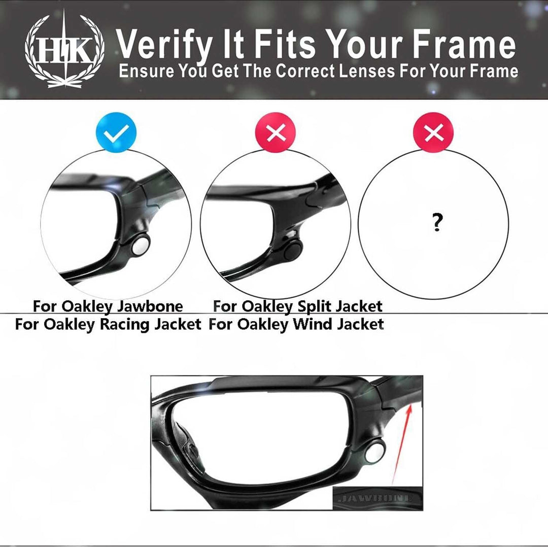 HKUCO Silver/Green Polarized Replacement Lenses plus Blue Earsocks Rubber Kit For Oakley Racing Jack
