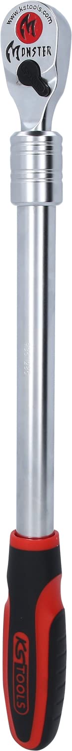 KS Tools 935.1285 1/2" Monster Teleskop-Umschaltknarre, 100 Zahn