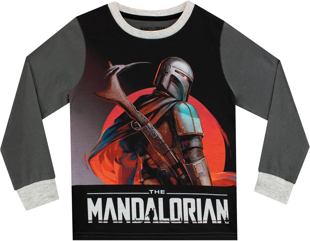 Star Wars Jungen Schlafanzug The Mandalorian 2 Pack, 116