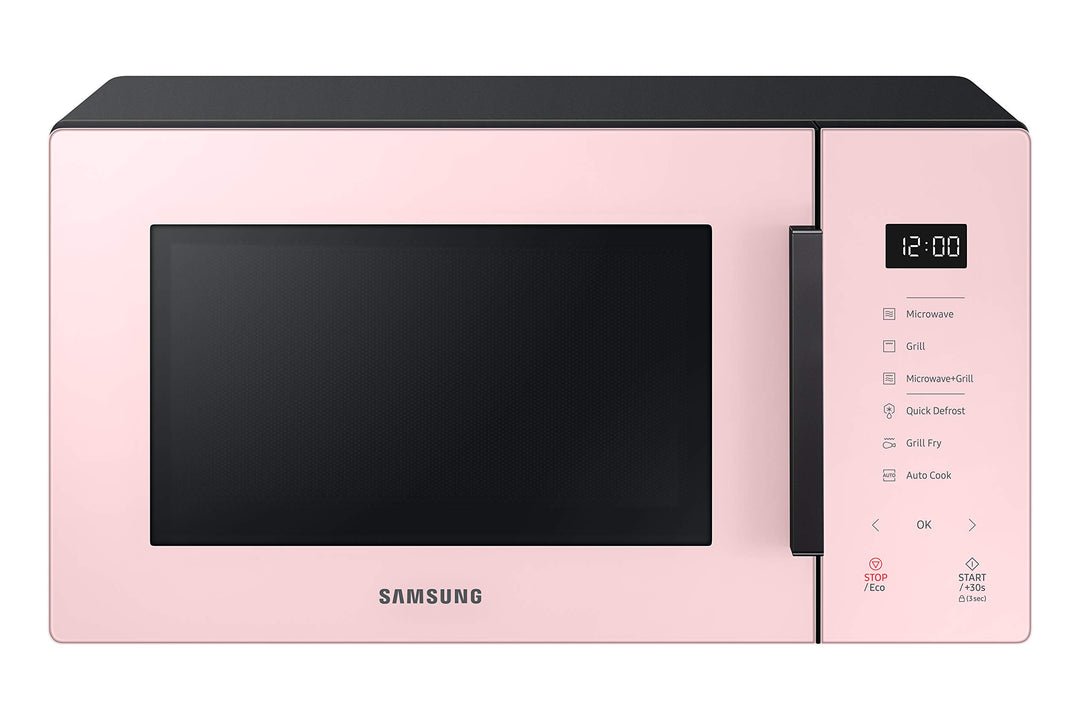 Samsung Mikrowellen-Ofen, 23 Liter, 1100 W, automatisches Kochen und Home Dessert, Glas Design