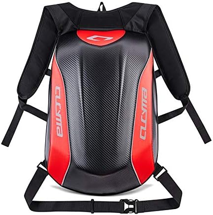 Motorrad Hartschalen Rucksack Bagtecs Carbon 30L rot