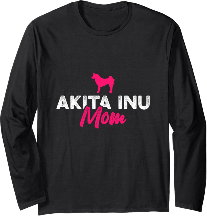 Akita Inu Mom Langarmshirt