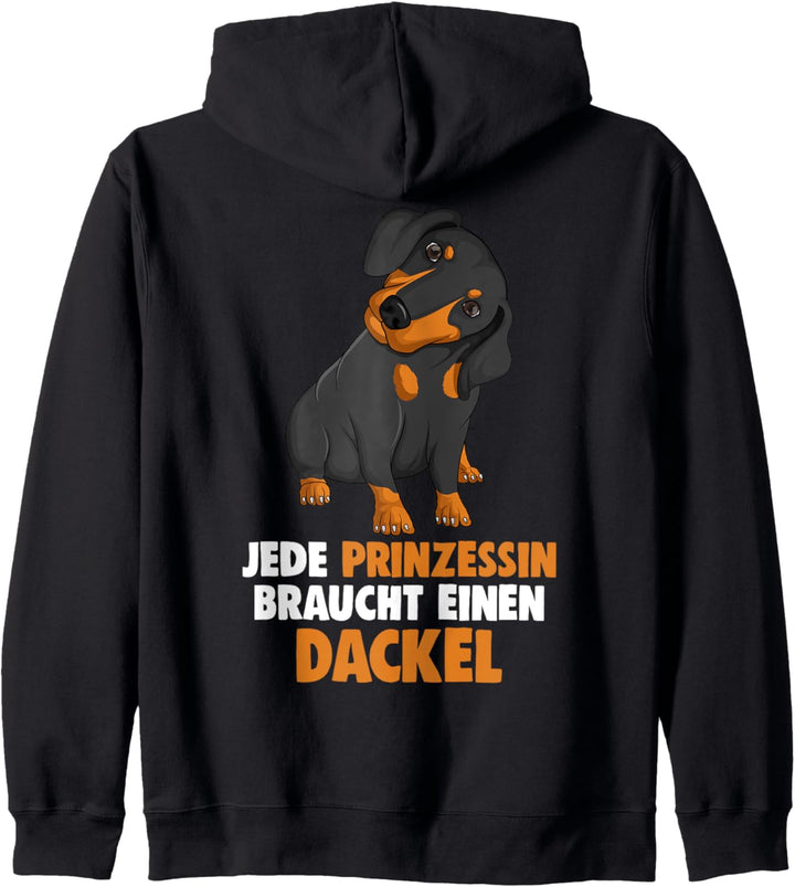 Dackel Mädchen Dachshund Teckel Frauen Kinder Kapuzenjacke