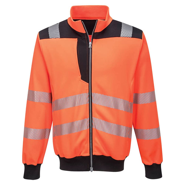 Portwest PW370 PW3 Hi-Vis Sweatshirt (Orange/Black, Large) L Orange/Schwarz, L Orange/Schwarz