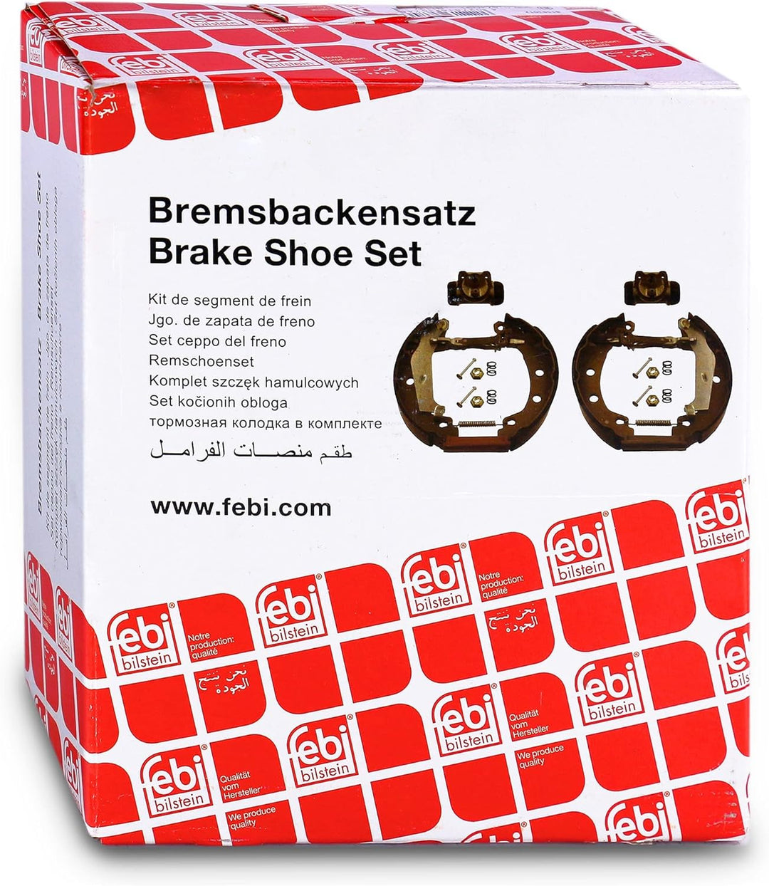 febi bilstein 37545 Bremsbackensatz mit Anbaumaterial , 1 Stück
