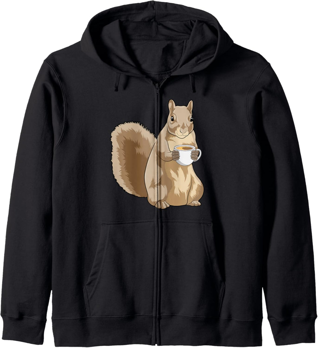 Eichhörnchen Kaffee Tasse Kapuzenjacke