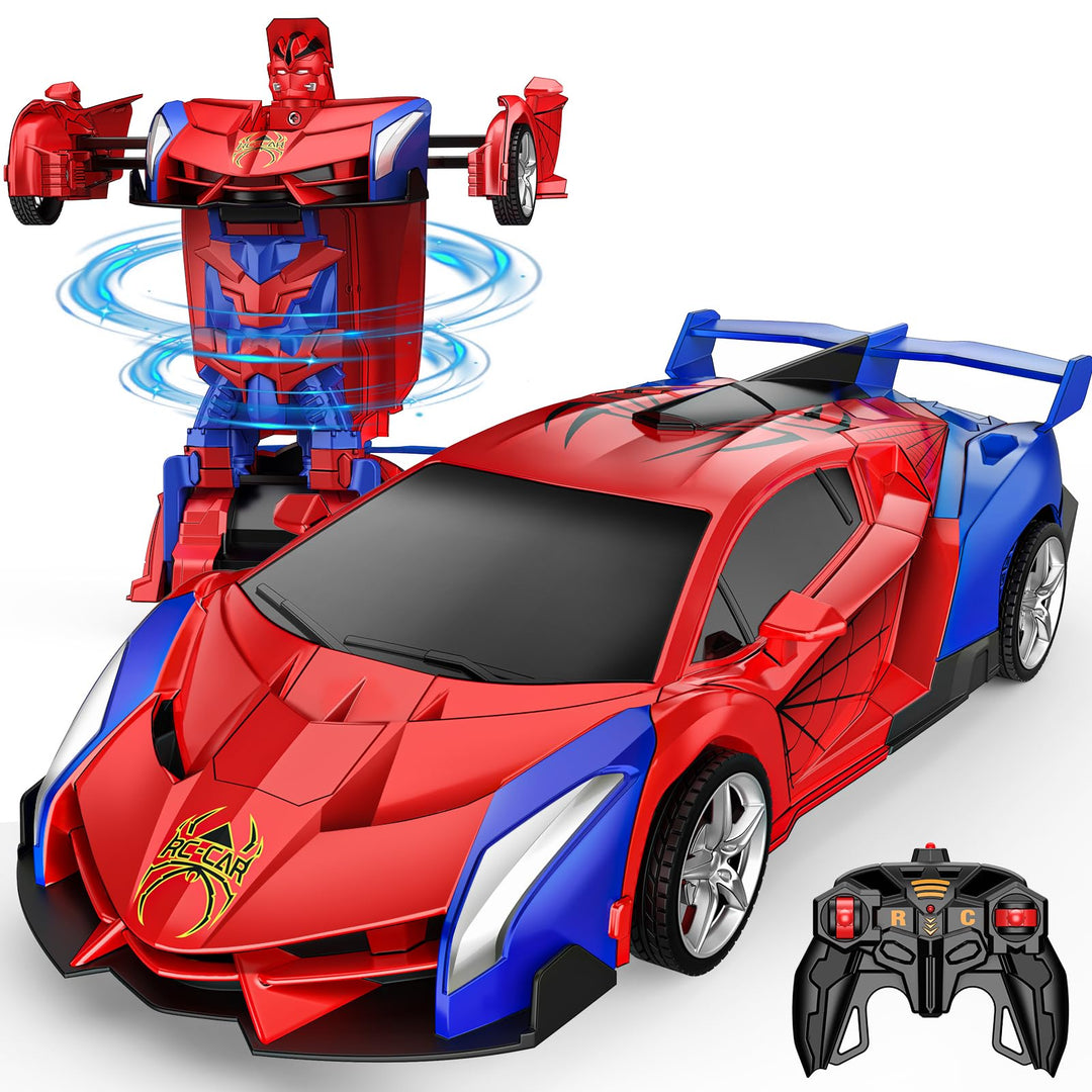 Braxel Ferngesteuertes Auto Transforming RC Spielzeug ab 3-12 Jahre, 2.4GHz Roboter Auto mit Fernbed