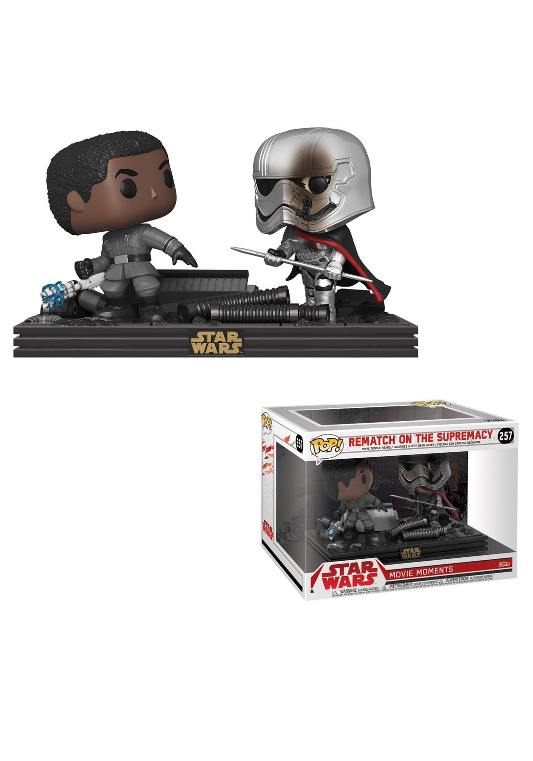 Funko POP! Bobble 2-Pack: Star Wars: Movie Moments: The Last Jedi Duel - Finn - Star Wars Episode 8
