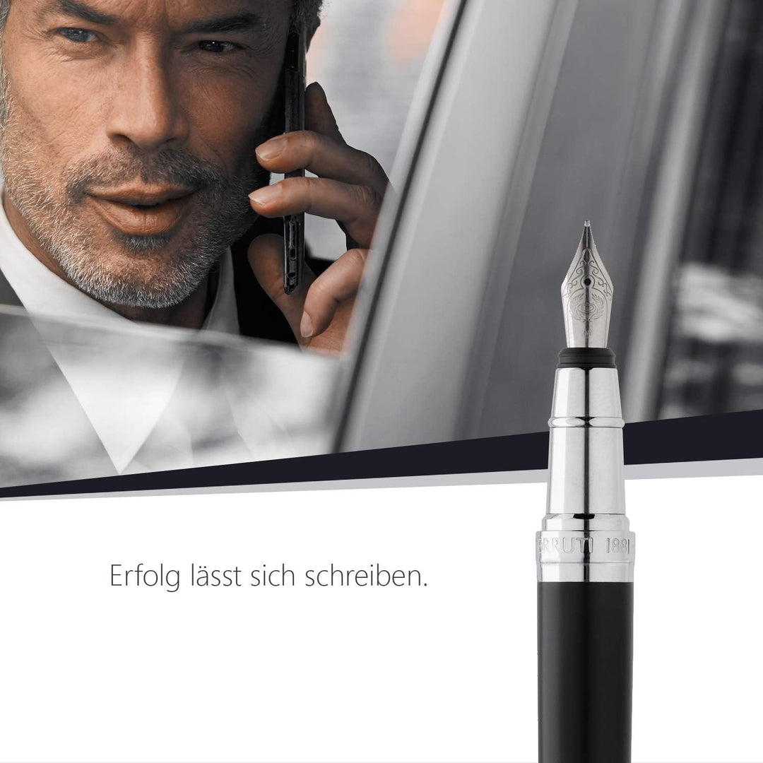 Cerruti 1881 Füllfederhalter Motley Black NST0964A, Black
