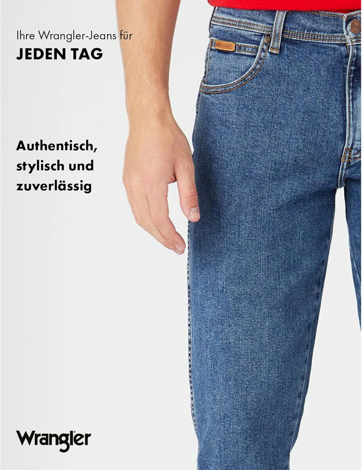 Wrangler Herren Texas Contrast' Jeans 32W / 30L Stonewash, 32W / 30L Stonewash