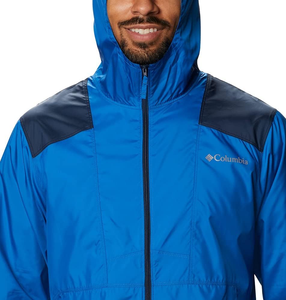 Columbia Herren Windbreaker, Flashback Bright Indigo, Collegiate Navy S, Bright Indigo, Collegiate N