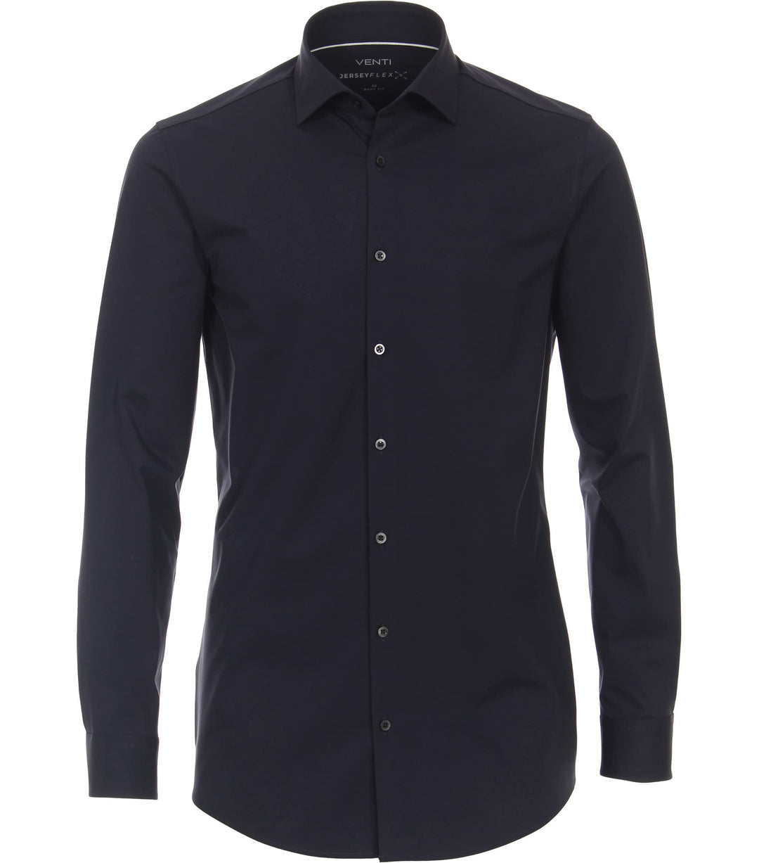 Venti - Body Fit - Herren Langarm Hemd (123955800), Grösse:37, Farbe:Blau (102)