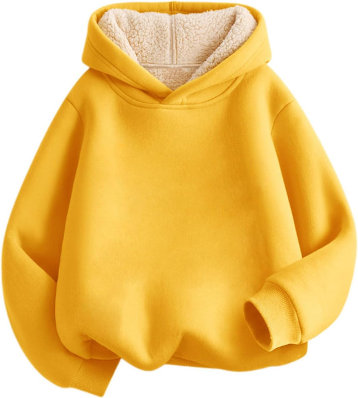 Girl Pulli Fleece Gefüttert Langarm Hoodie Kinder Warme Winter Hoodies Pullover Mit Sweatshirt Pullo