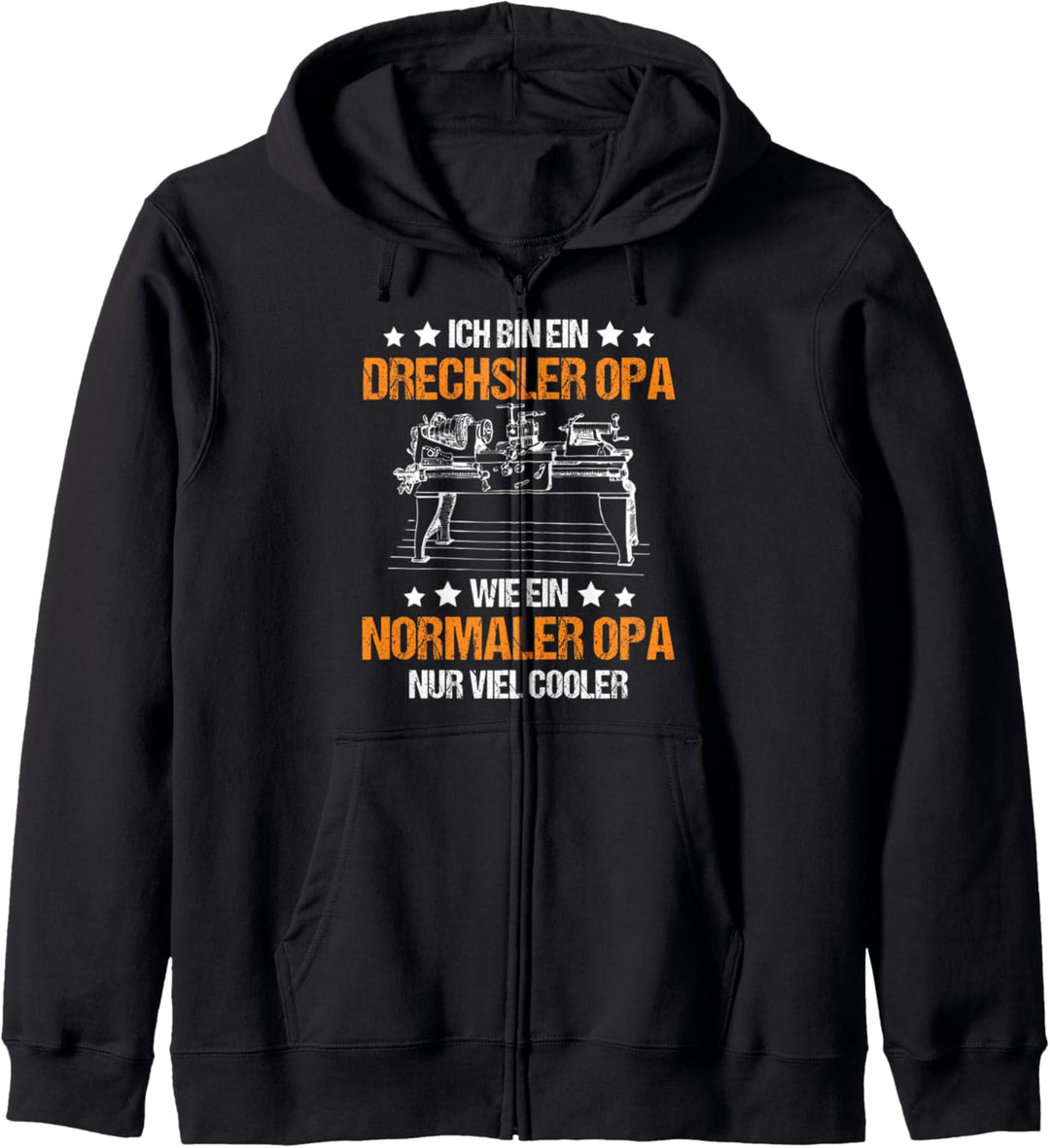 Drechsler Opa Wie Ein Normaler Nur Cooler Drechsler Kapuzenjacke