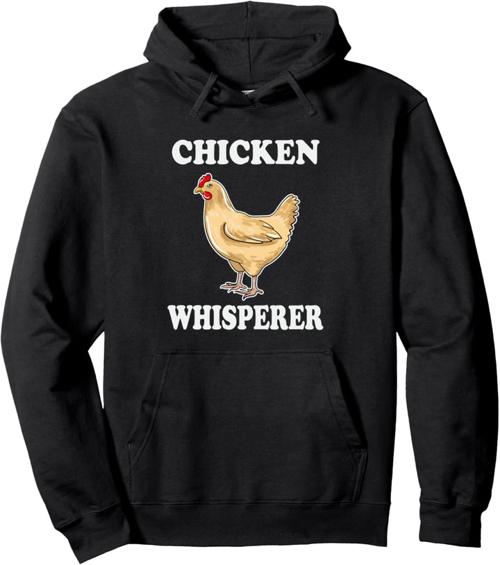 Cute Chicken Whisperer Gift Illustration Chickens Love Pullover Hoodie