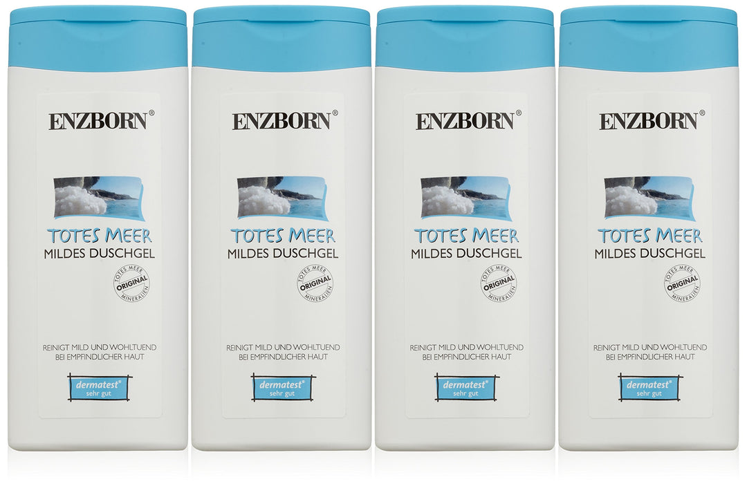 Enzborn Totes Meer Mildes Duschgel 250 ml, 4er Pack (4 x 250 ml), 4 x 250 ml