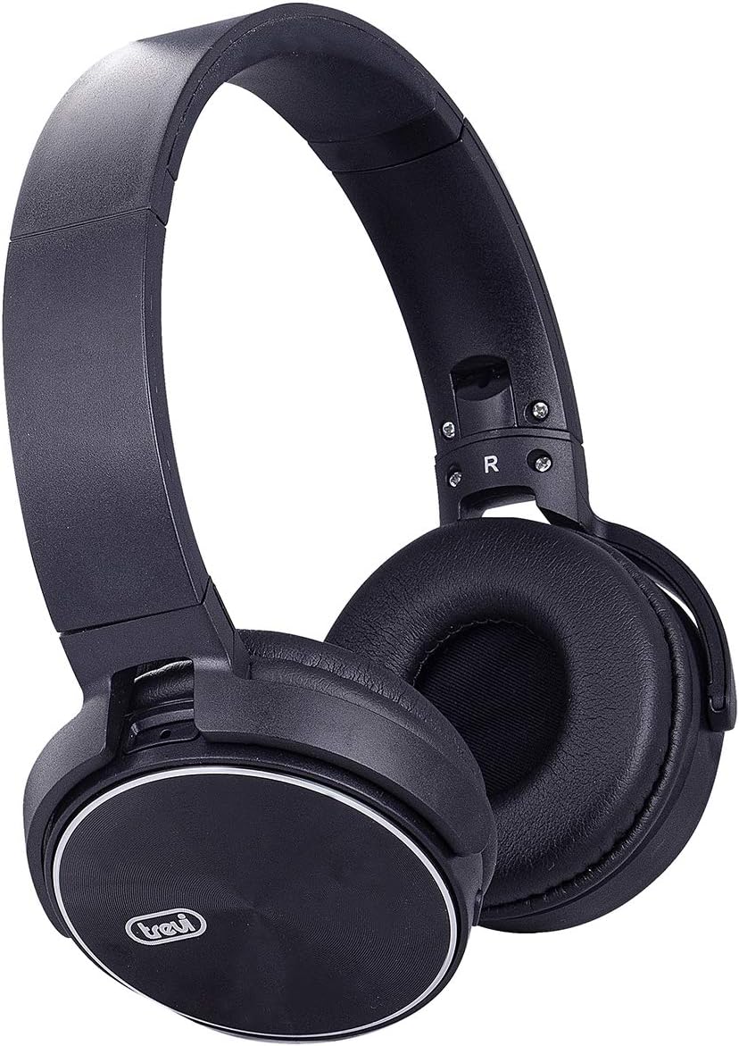 Trevi DJ 12E50 BT Bluetooth-Kopfhörer Wireless Stereo mit eingebautem Mikrofon und Anrufannahme-Tast