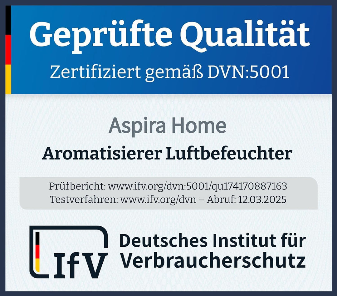 LURA Lufterfrischer Luftreiniger & Luftbefeuchter mit Lavendel Öl – Original Aromatisierer gegen Ger