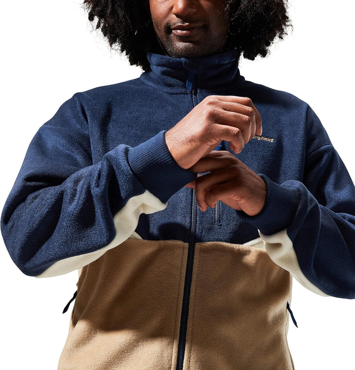 Berghaus Herren Retrorise Fleece Jacke, Zusätzliche Wärme, Extra Bequem Fleece Jacket (1er Pack) XL