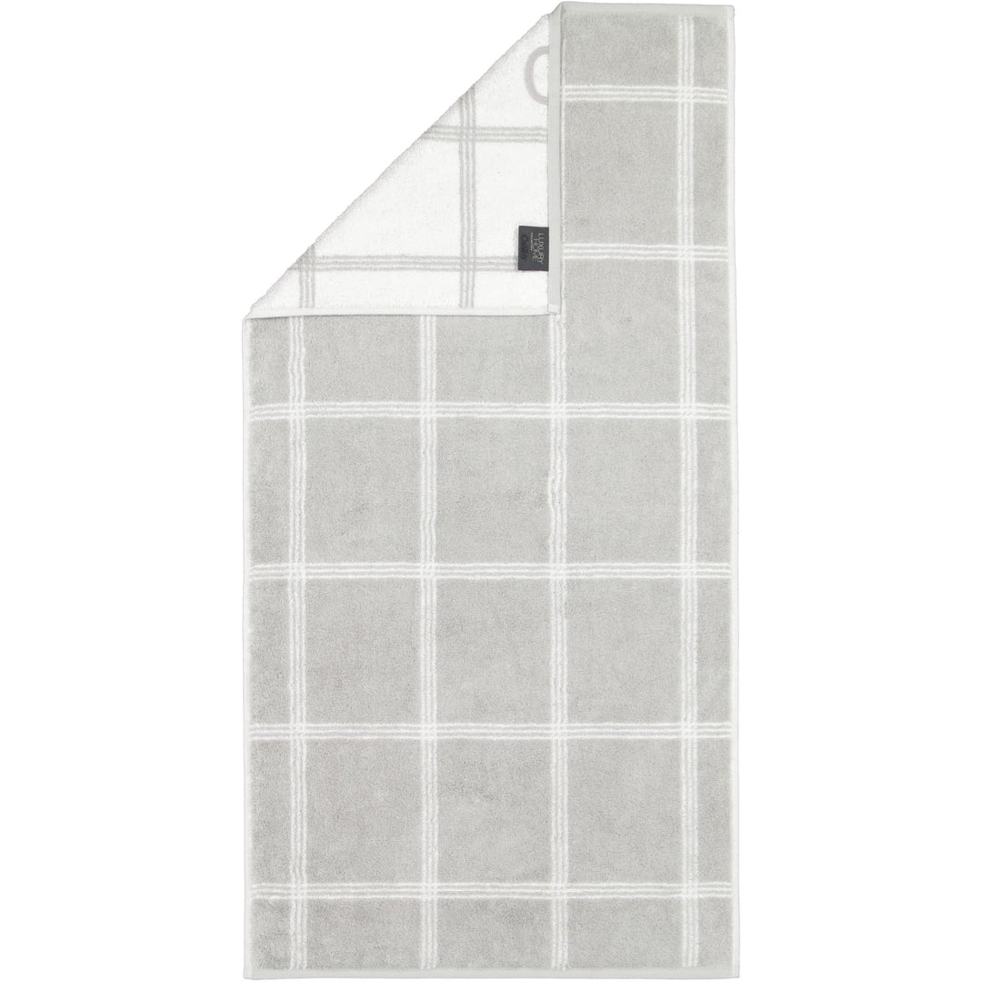 Cawö Luxury Home Duschtuch Two-Tone 604 | 76 Platin - 80 x 150 Duschtuch 80 x 150 cm, Duschtuch 80 x