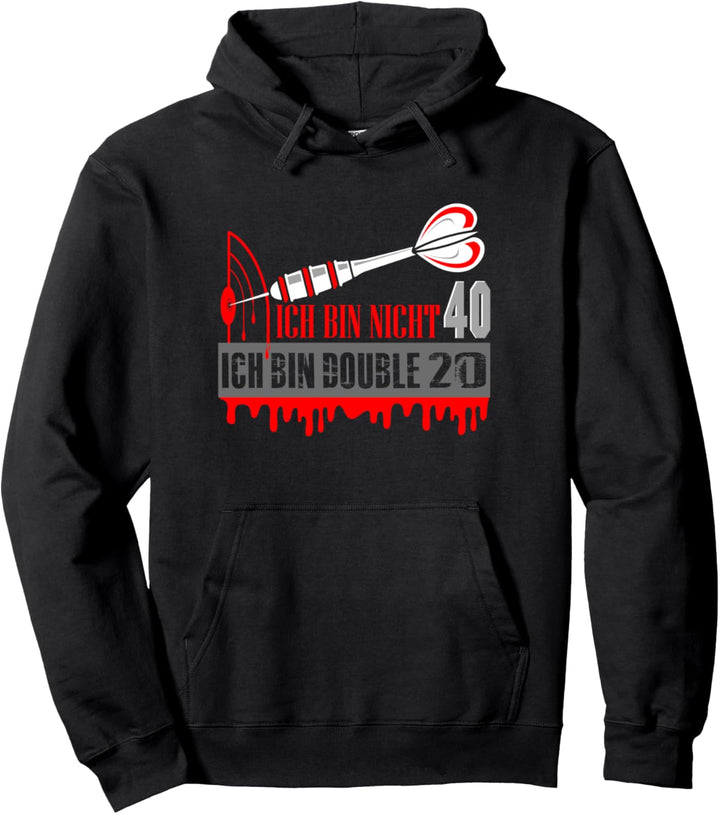 40. Geburtstags Dart Dartspieler 40er Pullover Hoodie