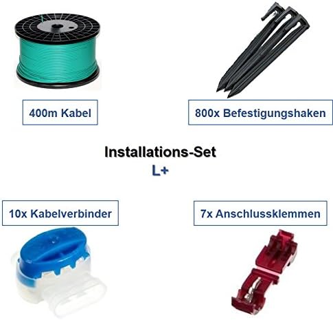 Genisys Installation Set L+ kompatibel mit AL-KO Robolinho ® 110 1000 1100 Kabel Haken Verbinder Pak