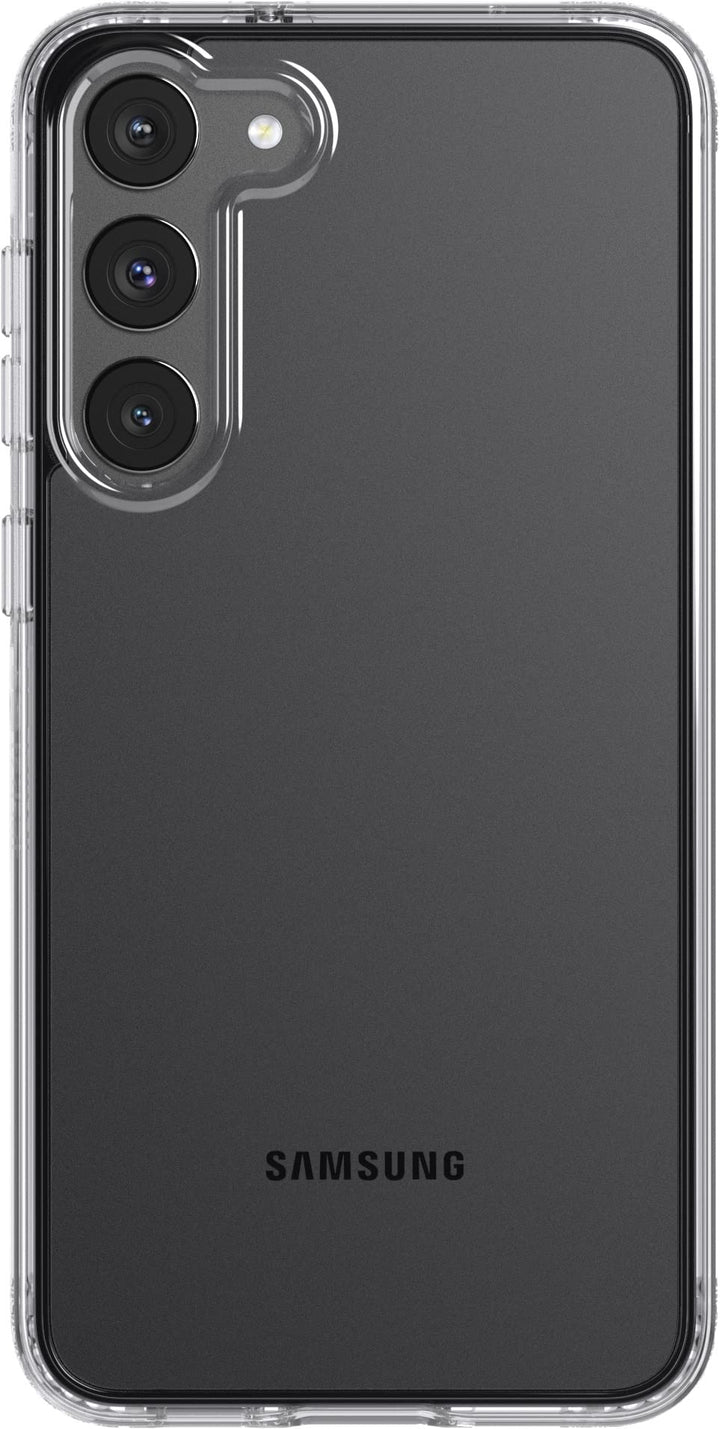 tech21 Evo Clear für Samsung Galaxy S23 Plus – Anti-Vergilbung, Kratzfest, mit 3,6 m Fallschutz, tra