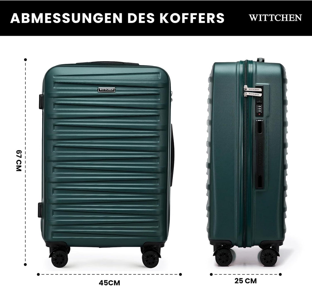 WITTCHEN Skyspeed Line Reisegepäck Medium Koffer Hartschalenkoffer ABS Rollkoffer Trolley Mittlerer