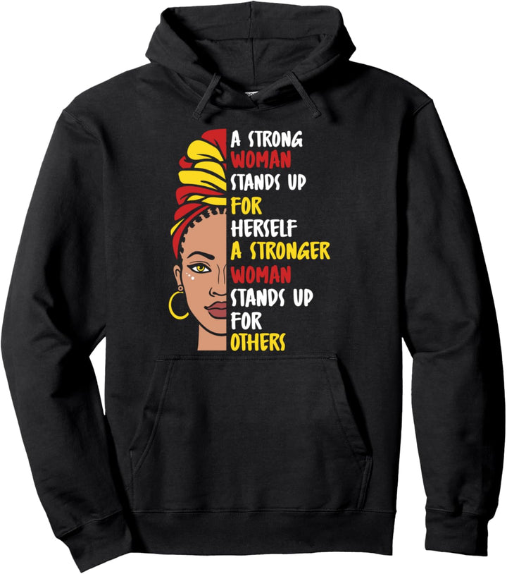 Starke afrikanische Frauen Spruch Feminismus Feminist Pullover Hoodie