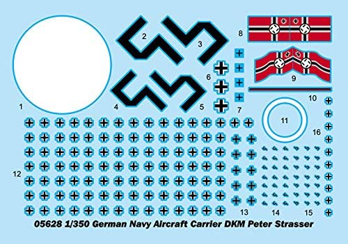 Trumpeter 005628 1/350 DKM Peter Strasser, Marineblau