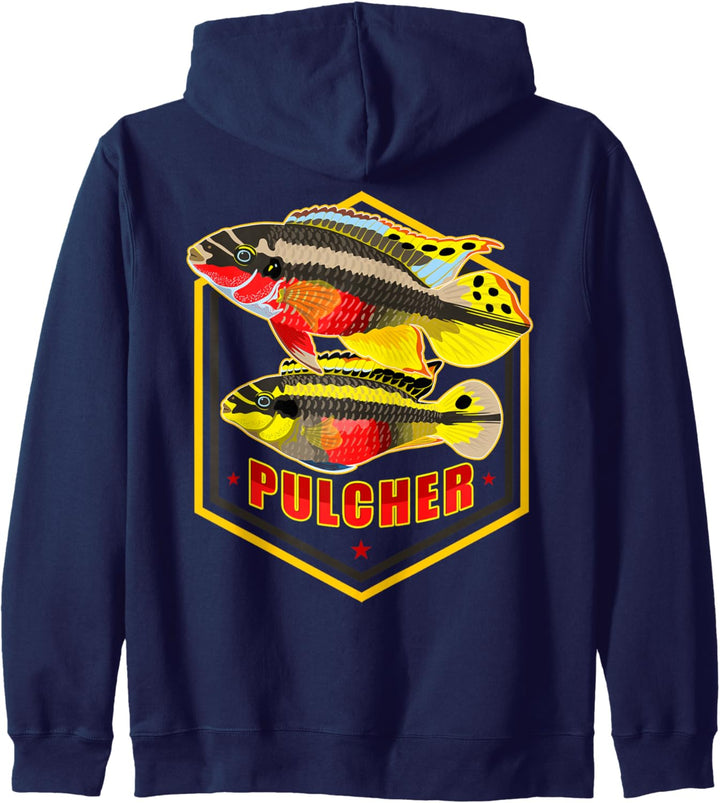 Prachtbarsch Buntbarsch Zwergcichlide Aquaristik Geschenk Kapuzenjacke