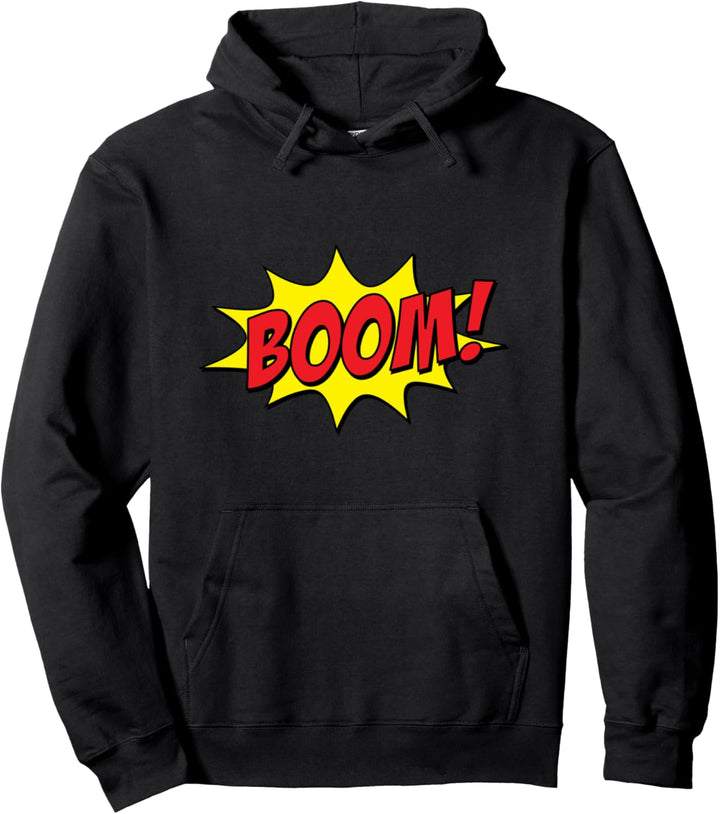 Boom! Comic Buch Bubble Superhero Pullover Hoodie