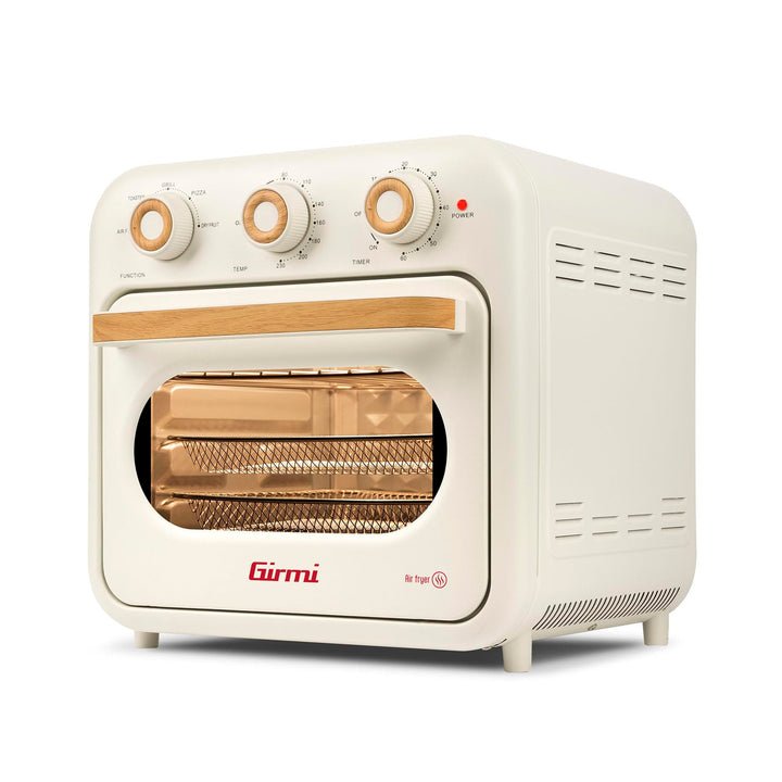 Girmi FG29 Heissluftfritteuse & Multifunktionsofen, 1500W, 22 Liter, Maxi-Lüfter, bis 230 °C, 5 Prog