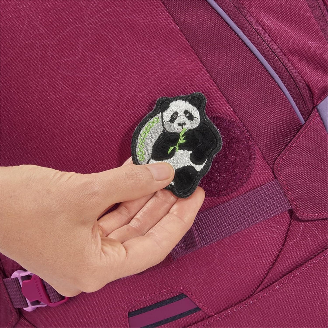 coocazoo Schulrucksack Mate, Berry Boost, rot, ergonomischer & anpassbarer Tornister, höhen- & gröss