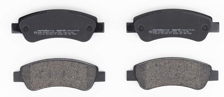metelligroup 22-0710-0 Bremsbeläge, Made in Italy, Ersatzteile für Autos, ECE R90-zertifiziert, Kupf